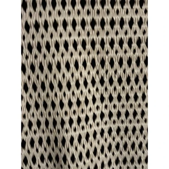 Pleat Pleat by Rafael Womens XL Sleeveless Pleated Geometric Print Shell Top - Picture 2 of 5